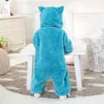 Pijama Infantil Snorlax - Kigurumi Pokémon Azul - Imagem 4