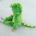 Pijama Infantil Dino - Kigurumi Verde - Imagem 2