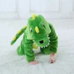 Pijama Infantil Dino - Kigurumi Verde - Imagem 3