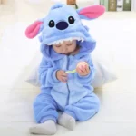Pijama Infantil Stitch - Kigurumi Disney Ohana - Imagem 2