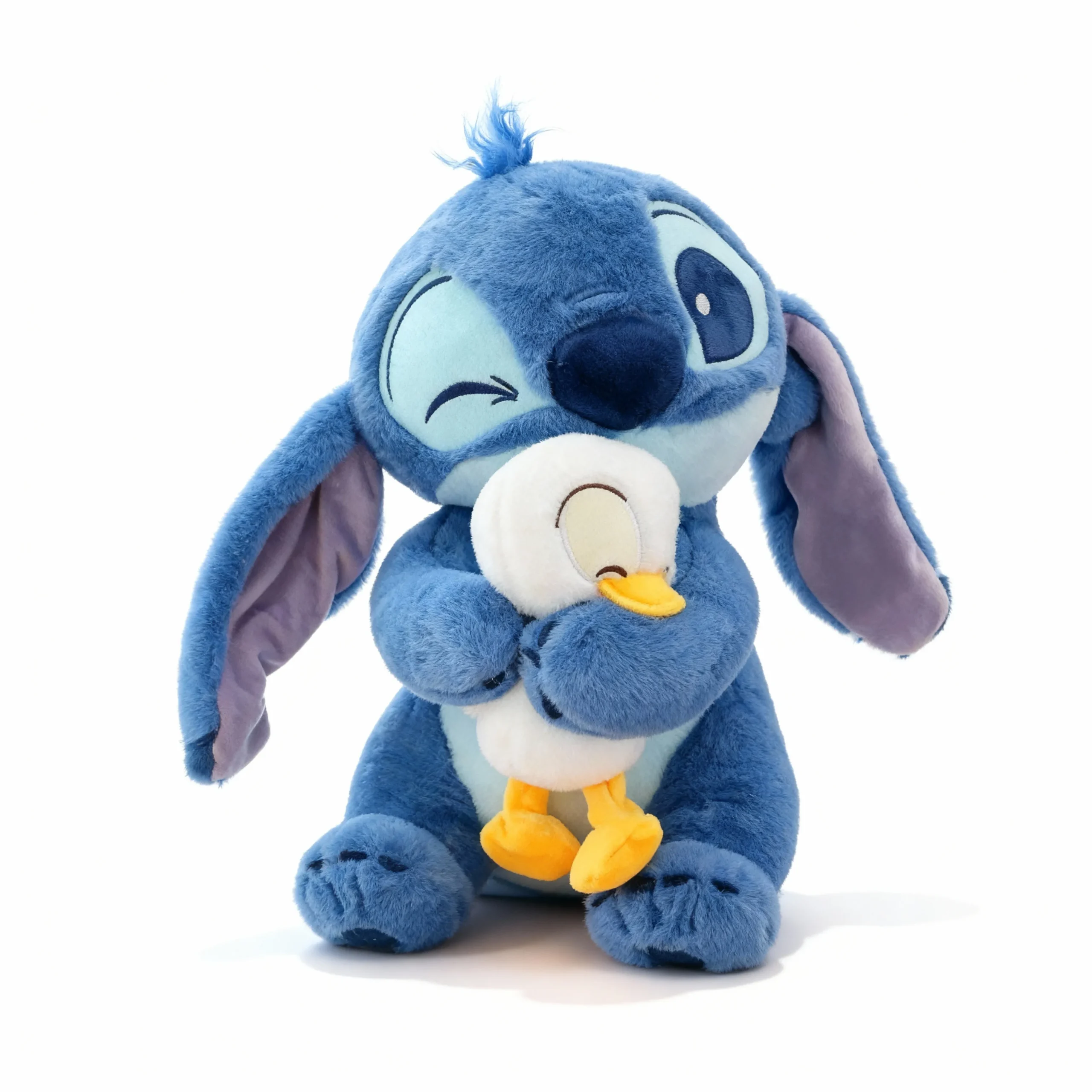 Pelucia2 Pelúcia Stitch com Pato 30cm Anti-alérgica - Imagem 1